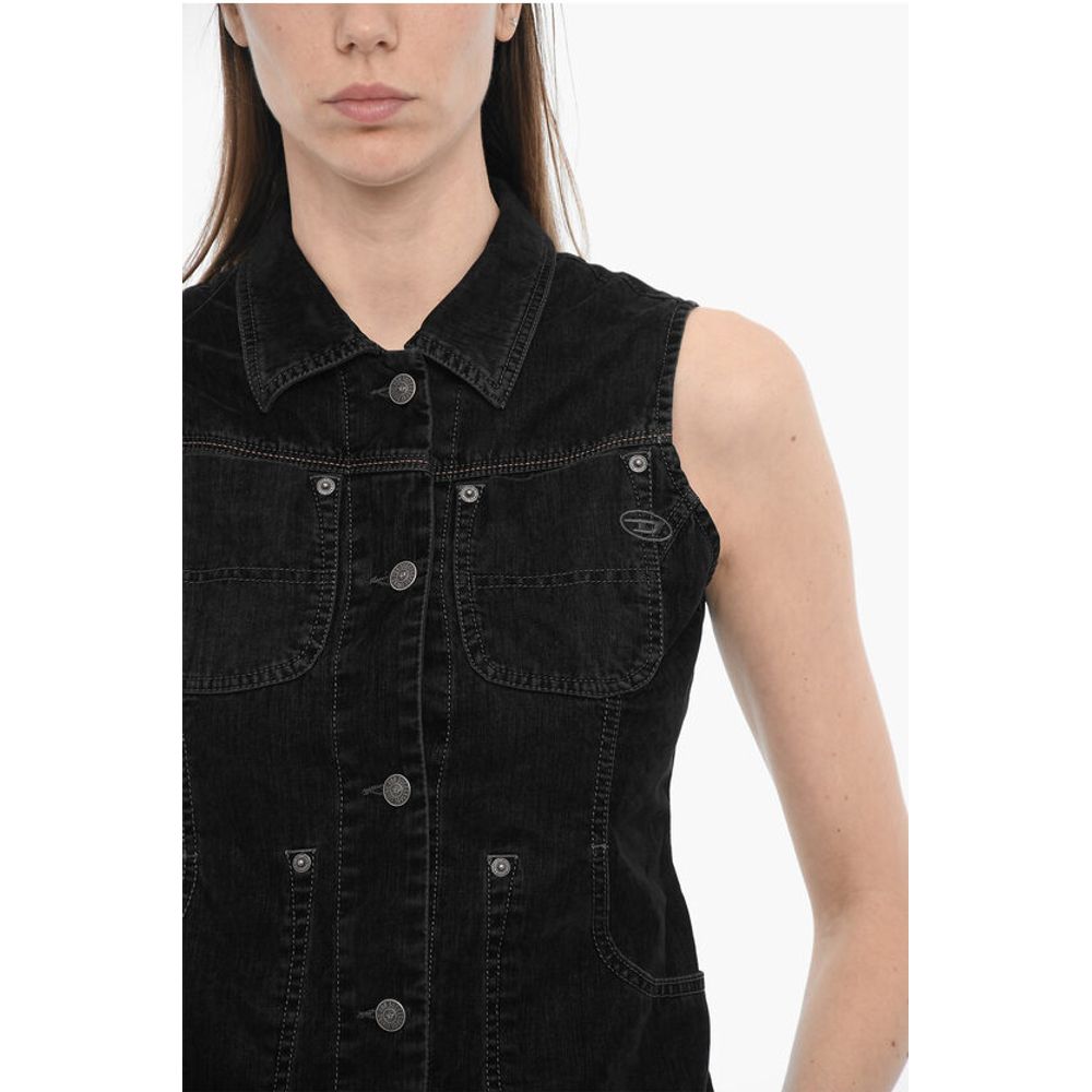 Sleeveless VIK Velour Shirt