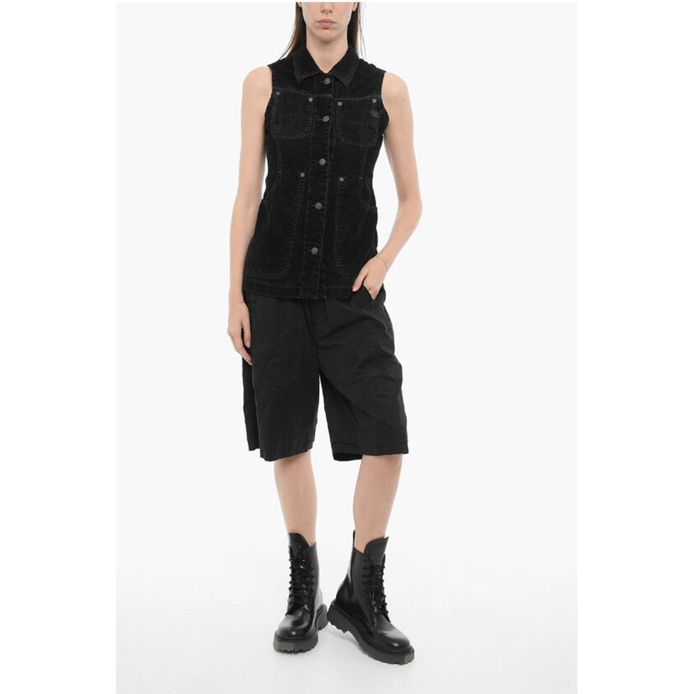 Sleeveless VIK Velour Shirt