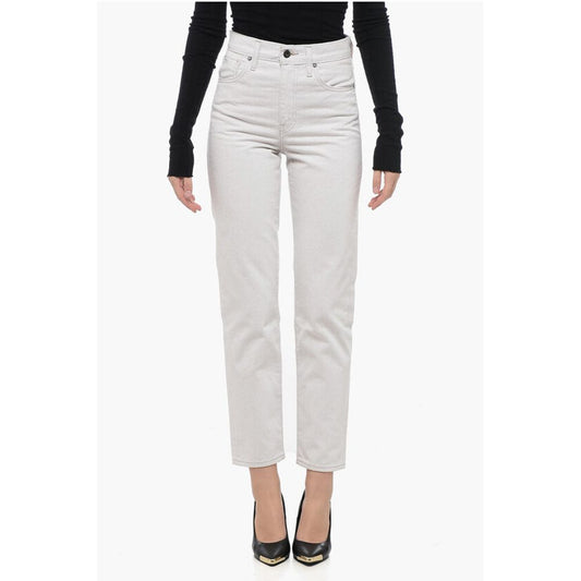High-Waisted Lightweight Denim Jeans 17cm