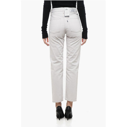 High-Waisted Lightweight Denim Jeans 17cm