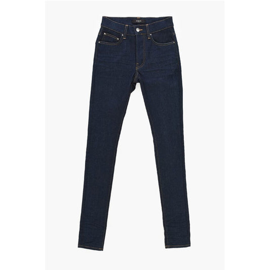 Skinny Denims with Visible Stitching and Back Logo Patch 13c