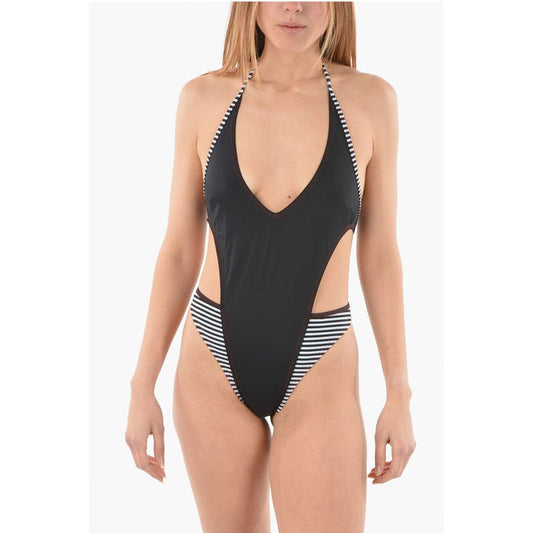 Striped Details Leggy Silhouette BFSW-KATRIEN One Piece Swim