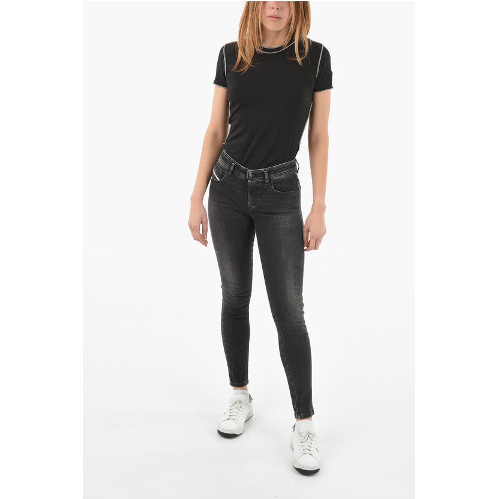 Dark Washed 2017 SLANDY Skinny Fit Jeans