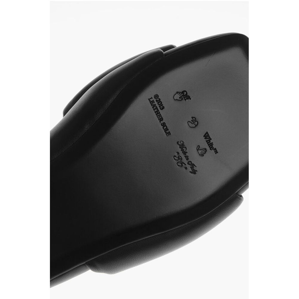 Padded Leather Bow Sliders