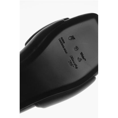 Padded Leather Bow Sliders
