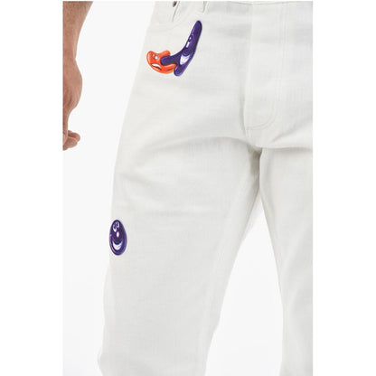 Slim Fit Jeans with Patches 17cm