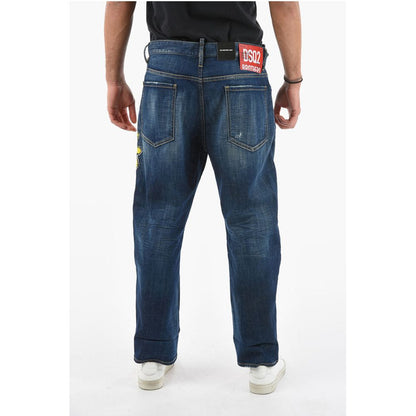 Tapered-fit BIG BROTHER Denims with Multicolor Logo Print 19