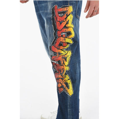 Tapered-fit BIG BROTHER Denims with Multicolor Logo Print 19