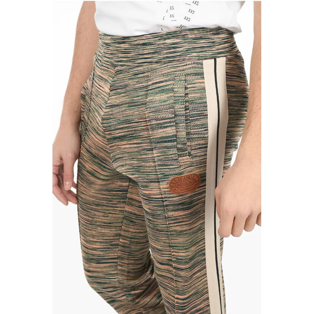MISSONI Contrasting Band Knitted Pants