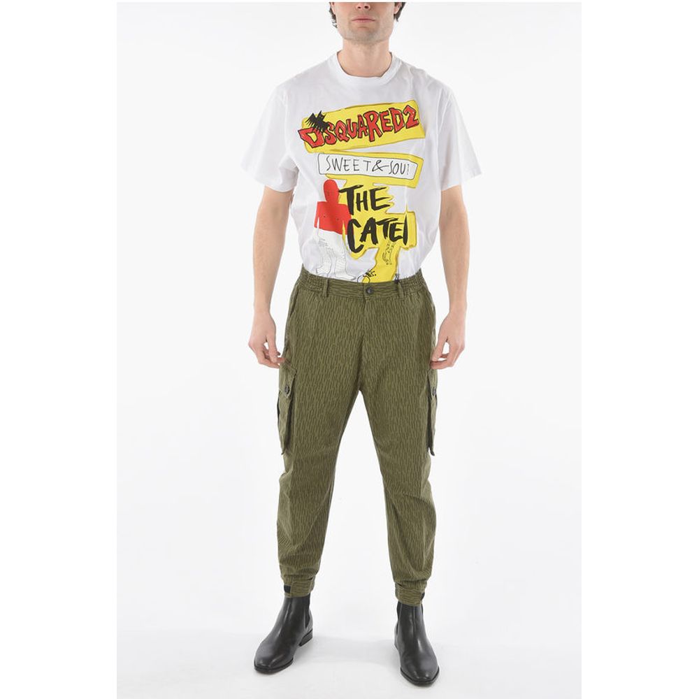 Striped Cargo Pants