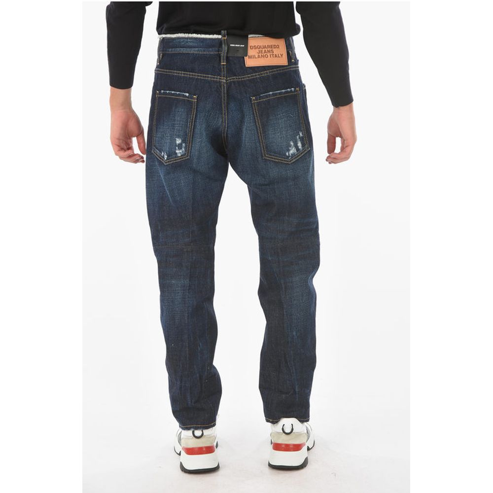 20cm frayed waist WORK WEAR COMBAT jeans