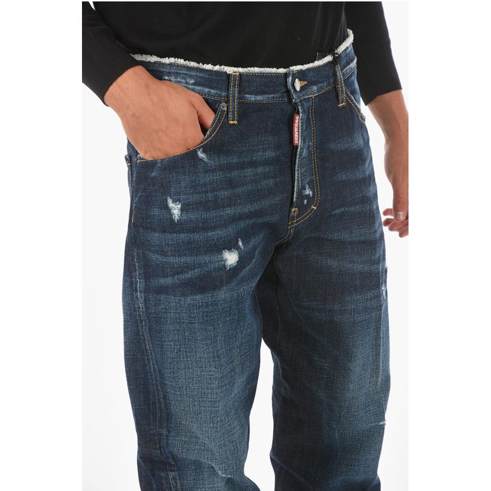 20cm frayed waist WORK WEAR COMBAT jeans