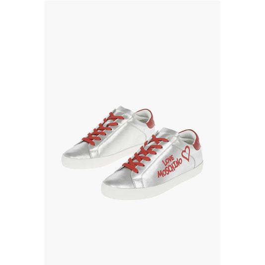 LOVE Metallic Leather Sneakers