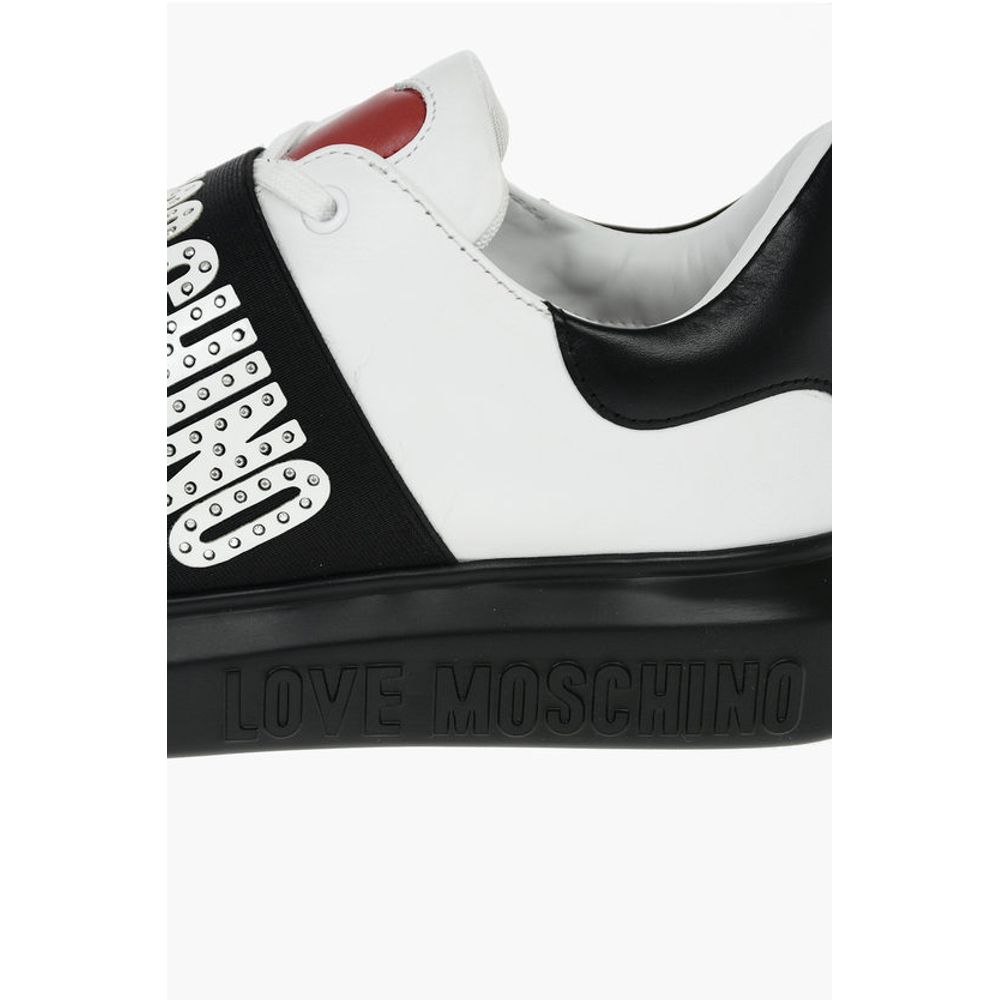 LOVE Leather Studded Sneakers