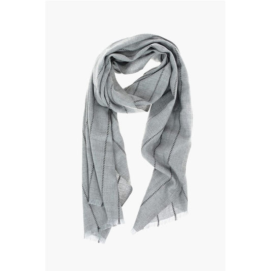 Solid Color Scarf with Fringes