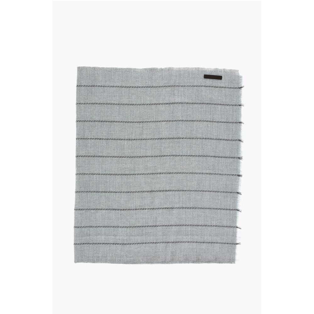 Solid Color Scarf with Fringes