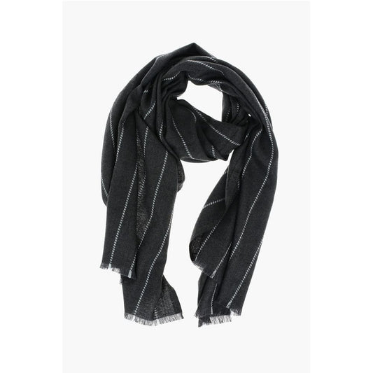 Solid Color Scarf with Fringes