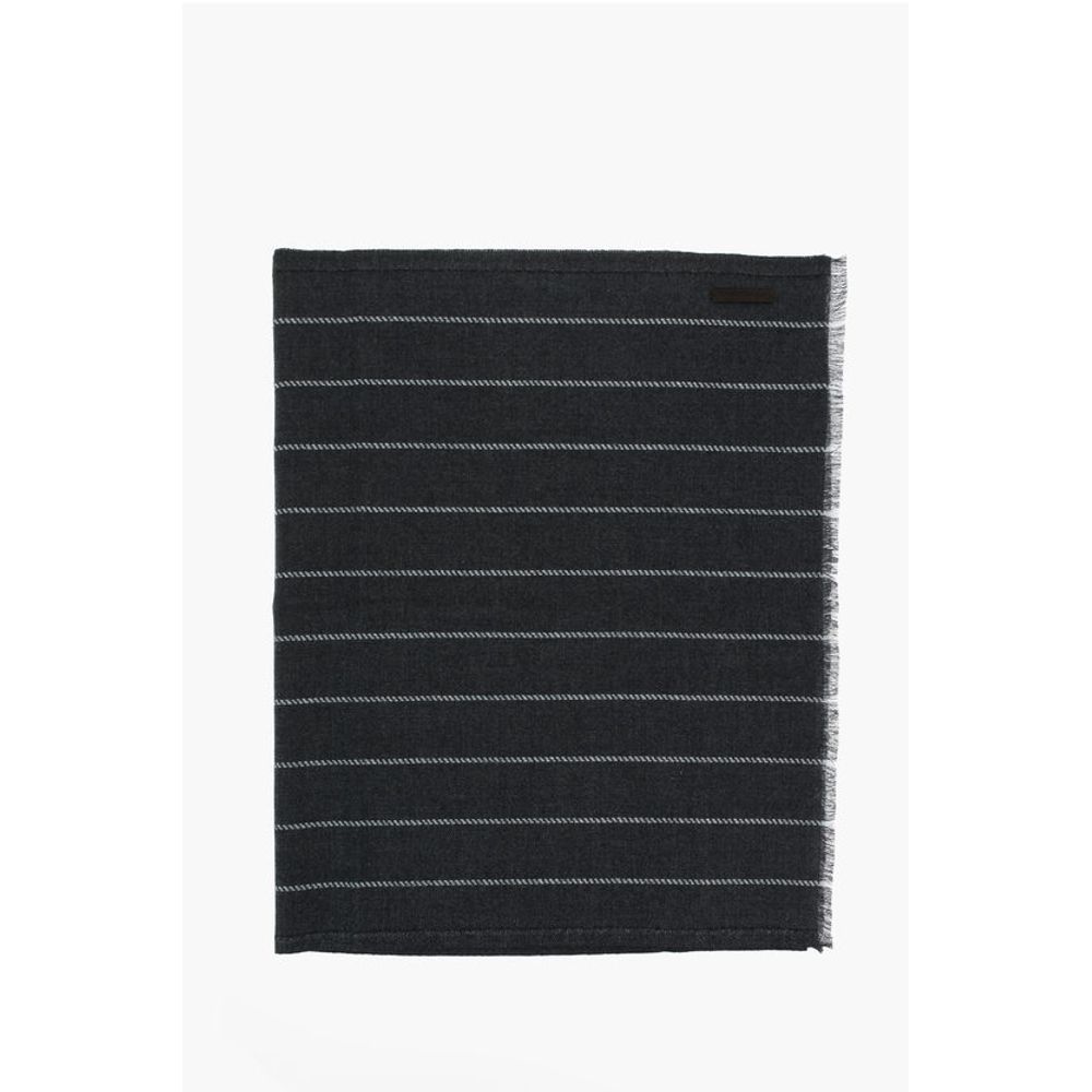 Solid Color Scarf with Fringes