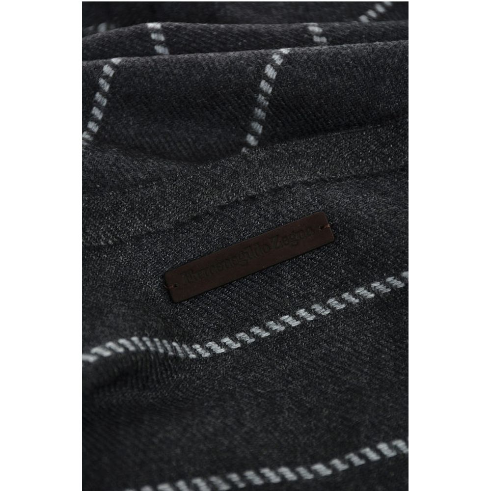 Solid Color Scarf with Fringes