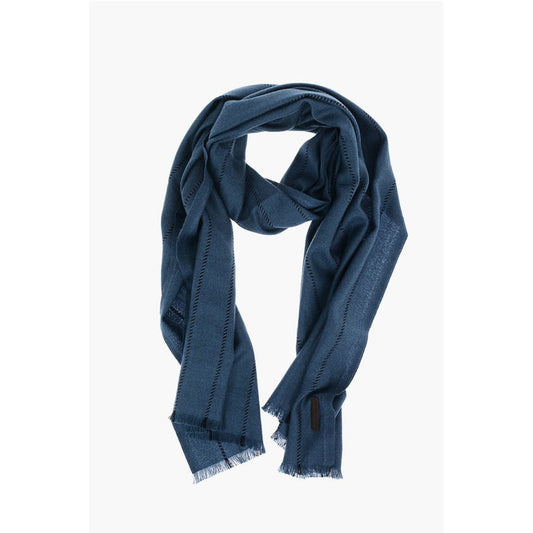 Solid Color Scarf with Fringes