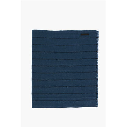 Solid Color Scarf with Fringes