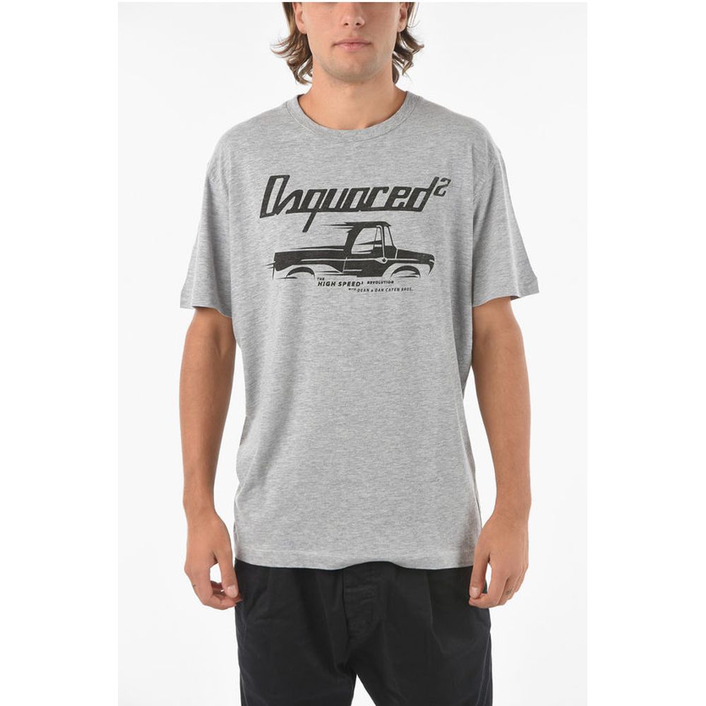 Flamed Cotton HIGH SPEED COOL FIT Printed T-shirt