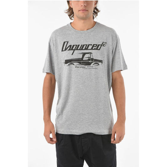 Flamed Cotton HIGH SPEED COOL FIT Printed T-shirt