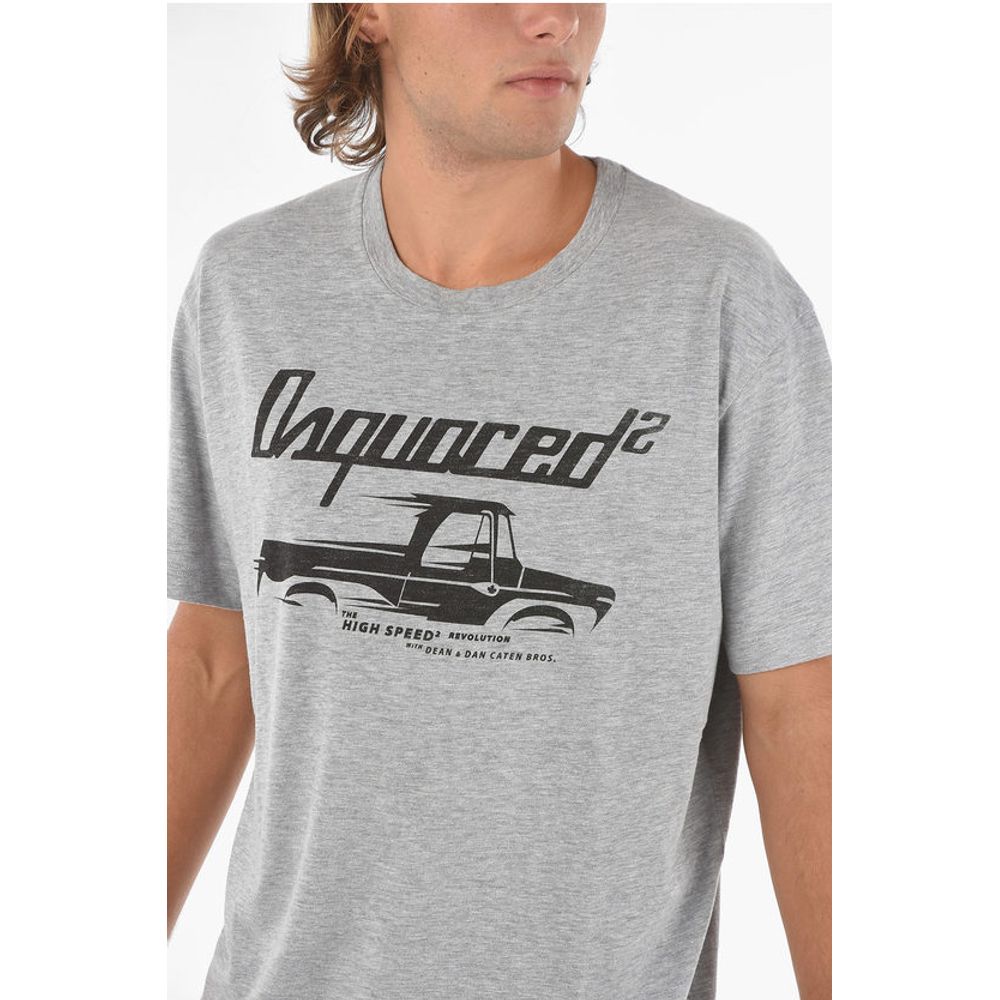 Flamed Cotton HIGH SPEED COOL FIT Printed T-shirt
