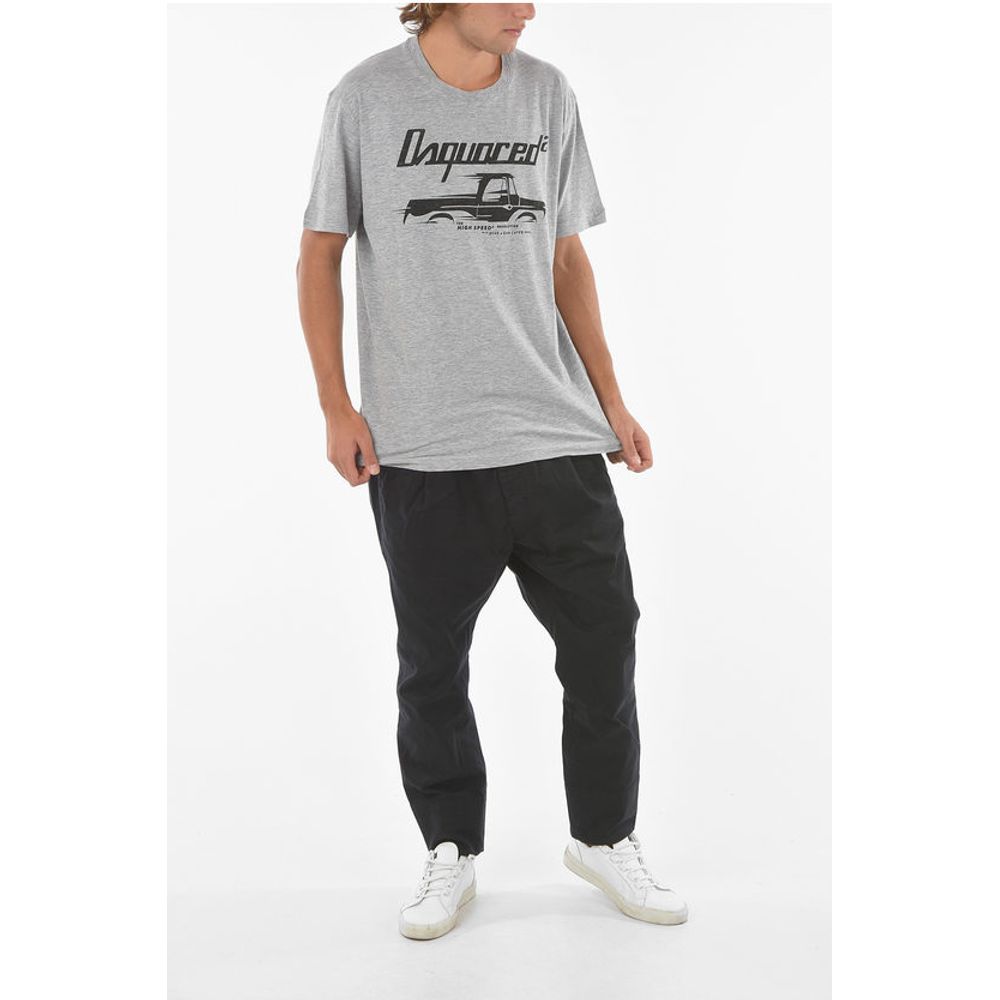 Flamed Cotton HIGH SPEED COOL FIT Printed T-shirt