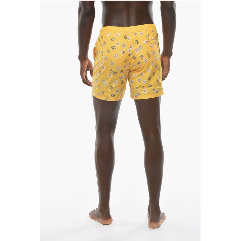 Printed FLOWER Boxer Swimsuit