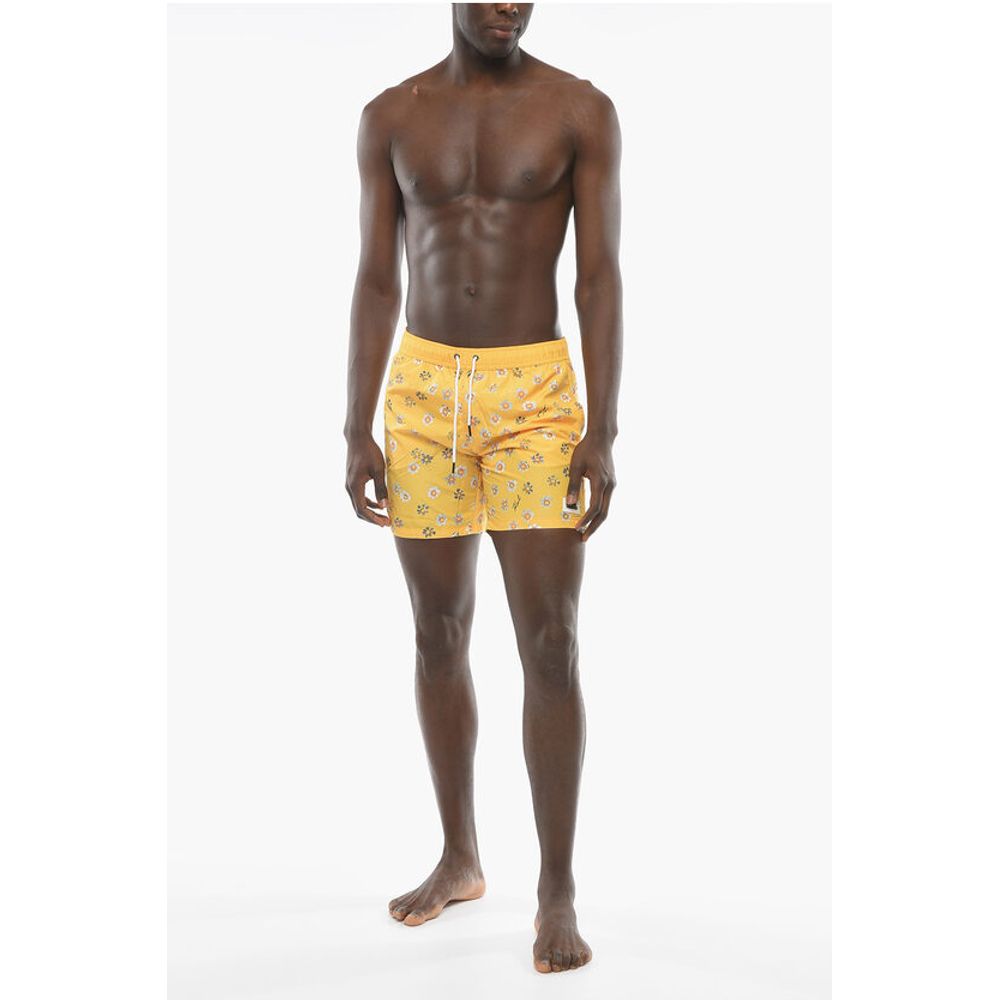 Printed FLOWER Boxer Swimsuit