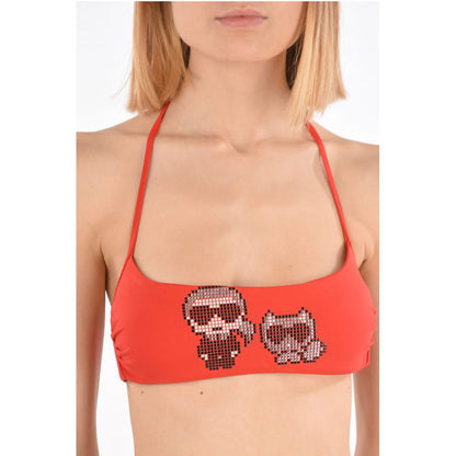 Bandeau KARL & CHOUPETTE Bikini Top with Studs