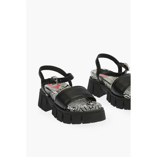 LOVE logoed sole TASSEL 70 leather sandals