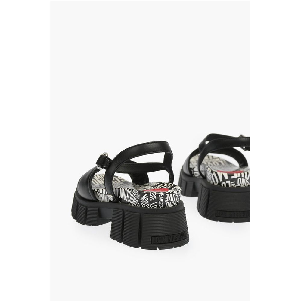 LOVE logoed sole TASSEL 70 leather sandals