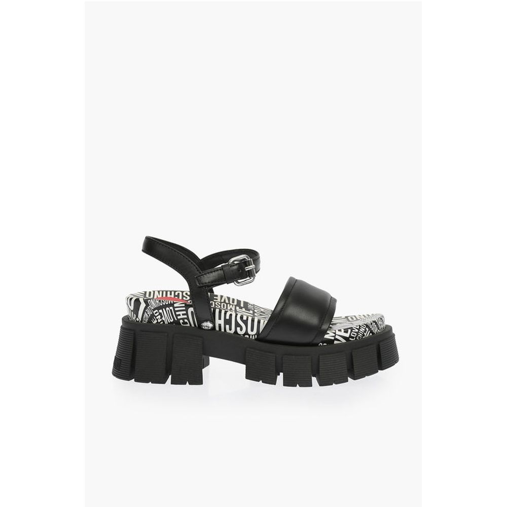 LOVE logoed sole TASSEL 70 leather sandals