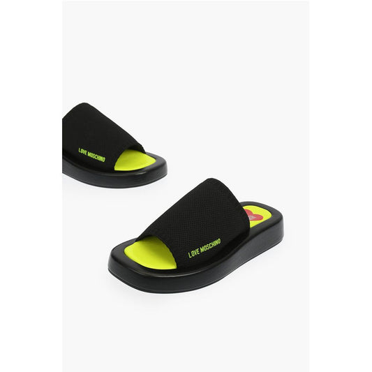 LOVE solid color ROW30 sabot with fluo sole
