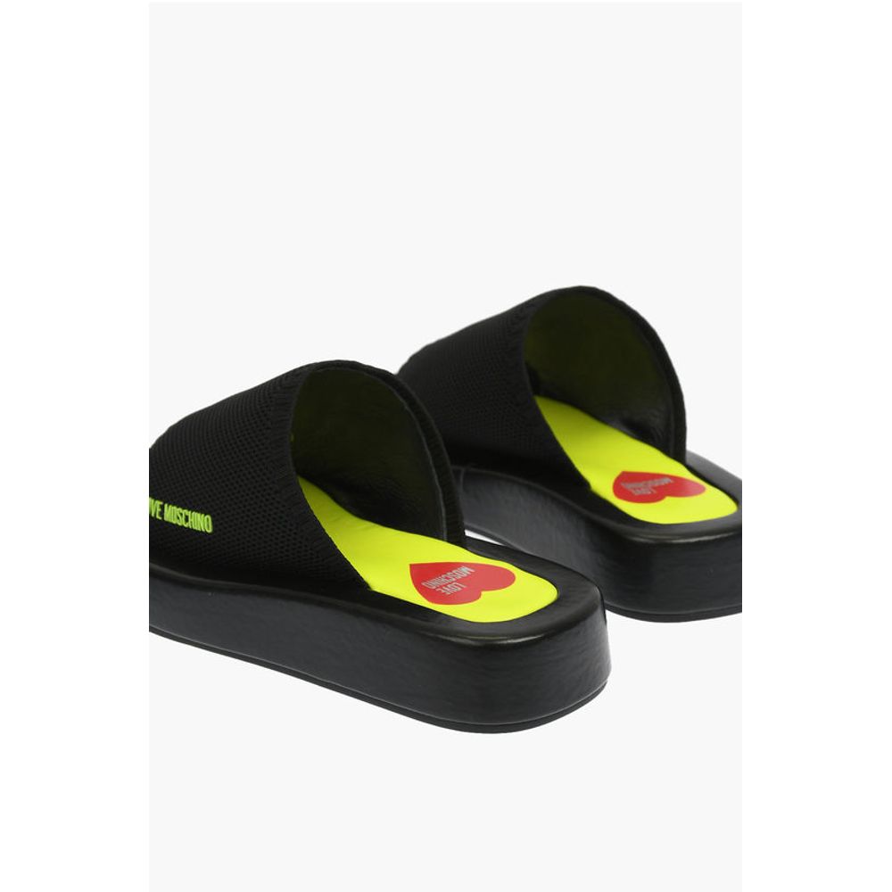 LOVE solid color ROW30 sabot with fluo sole