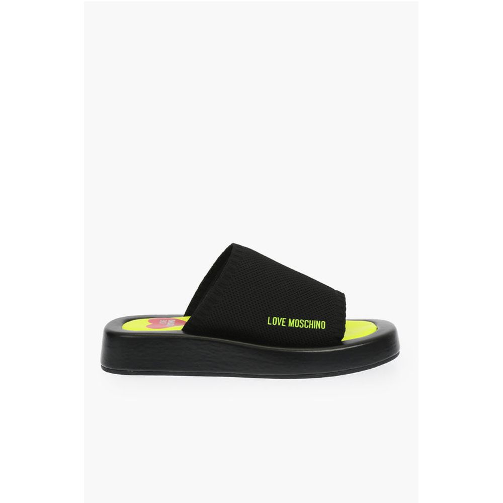 LOVE solid color ROW30 sabot with fluo sole