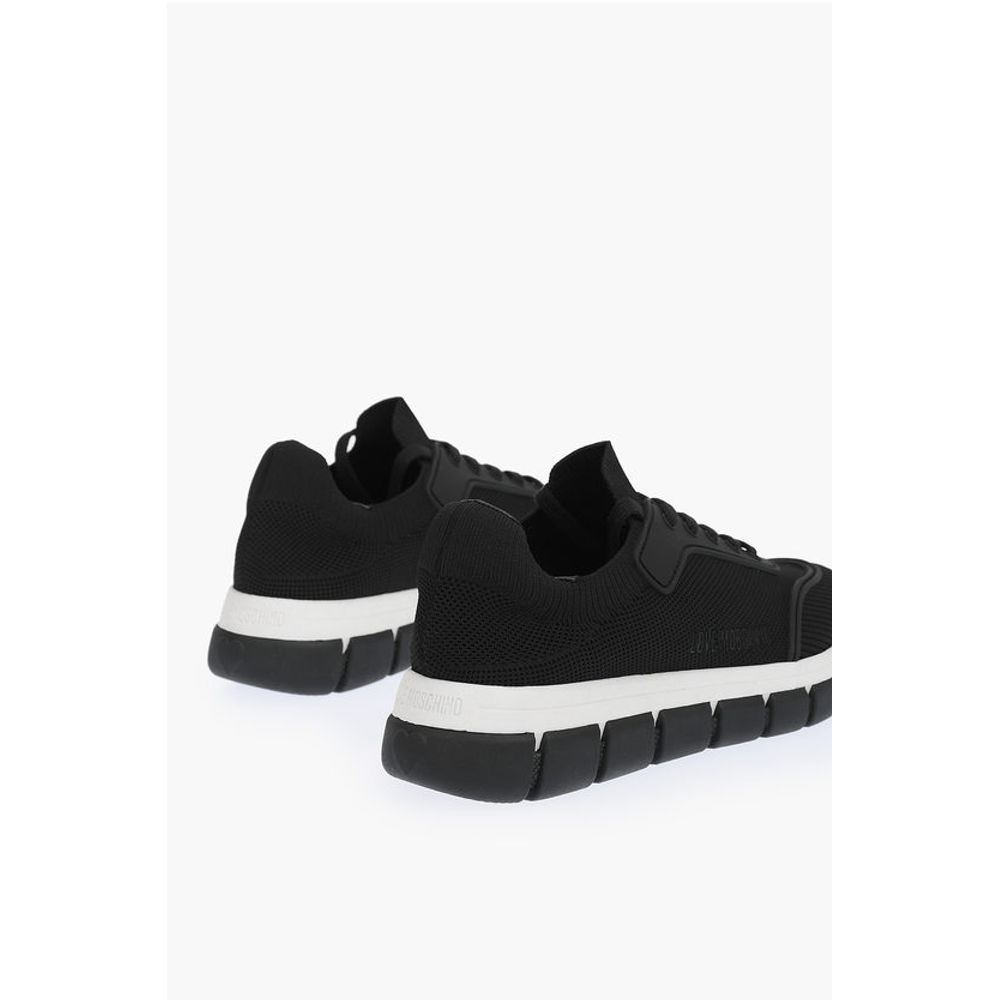 LOVE perforeted fabric TASSEL 50 sneakers with track sole