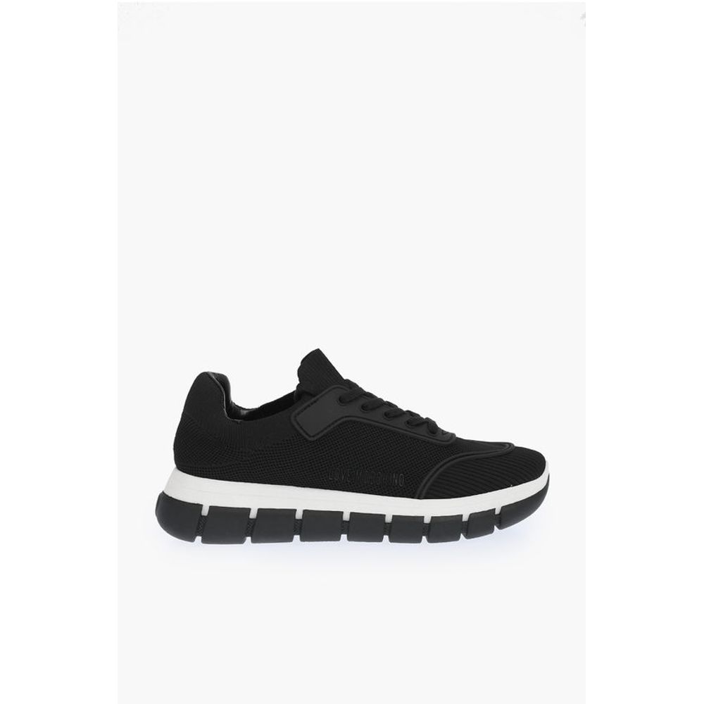 LOVE perforeted fabric TASSEL 50 sneakers with track sole