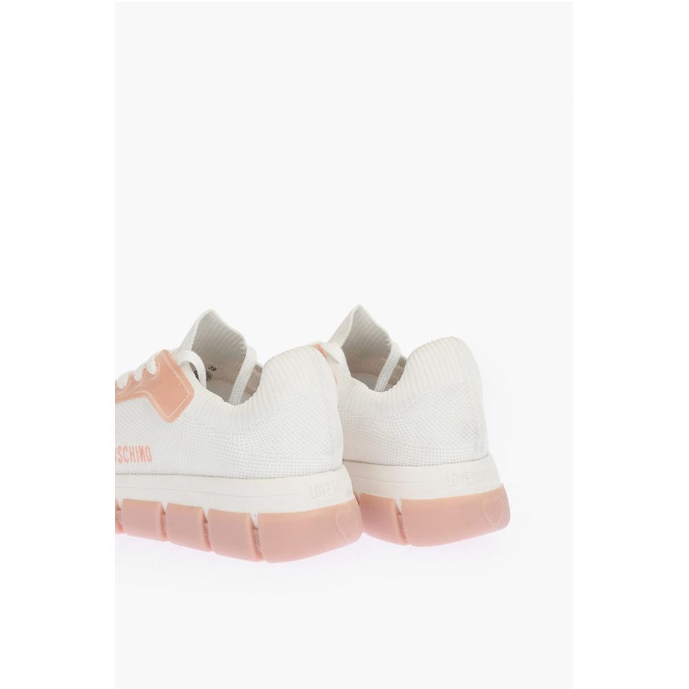 LOVE perforated fabric two-tone TASSEL50 sneakers