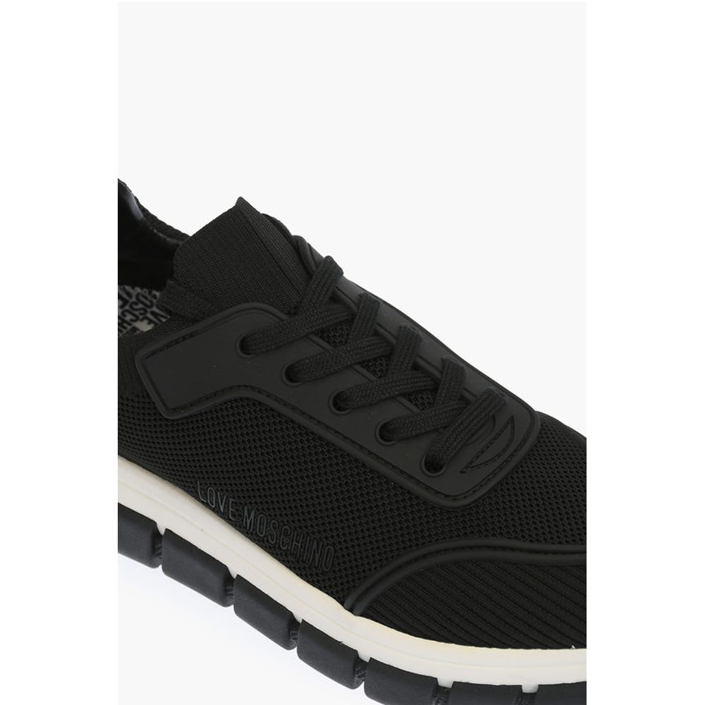 LOVE perforeted fabric TASSEL 50 sneakers with track sole