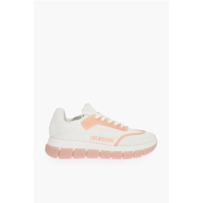 LOVE perforated fabric two-tone TASSEL50 sneakers
