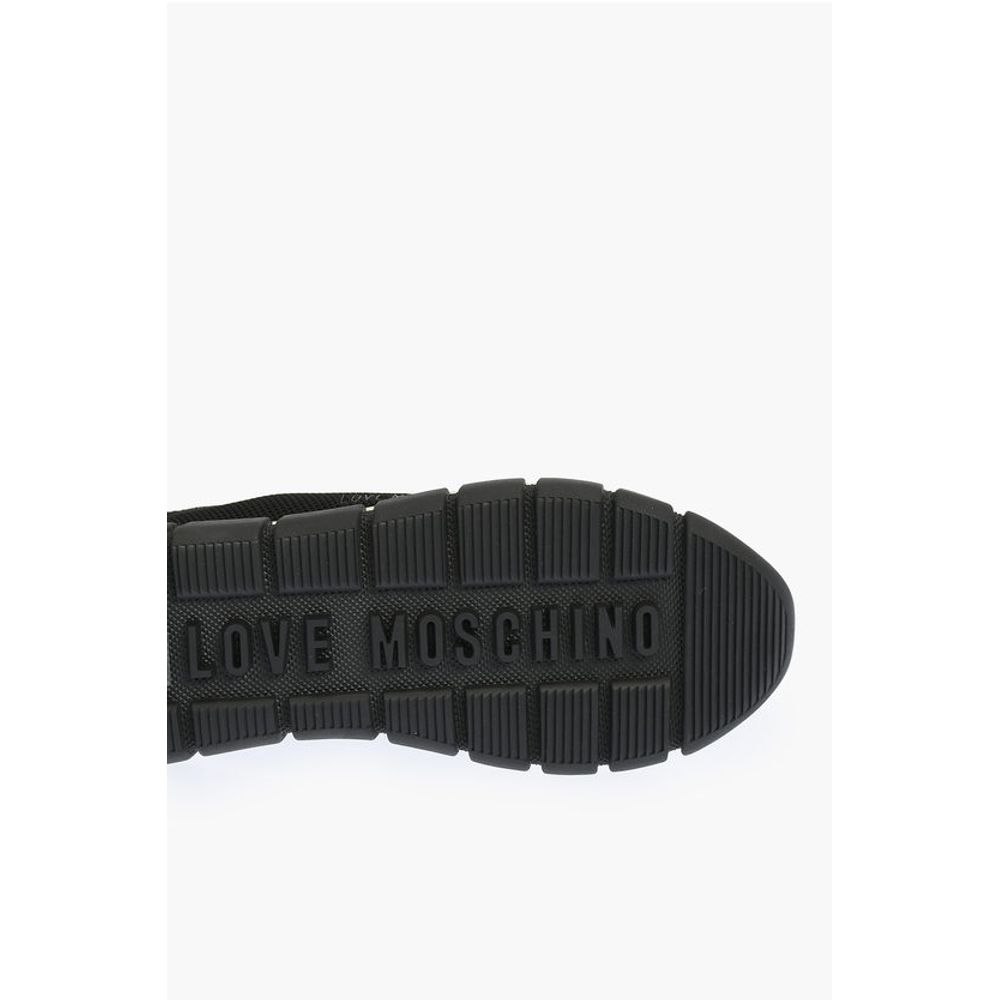 LOVE perforeted fabric TASSEL 50 sneakers with track sole