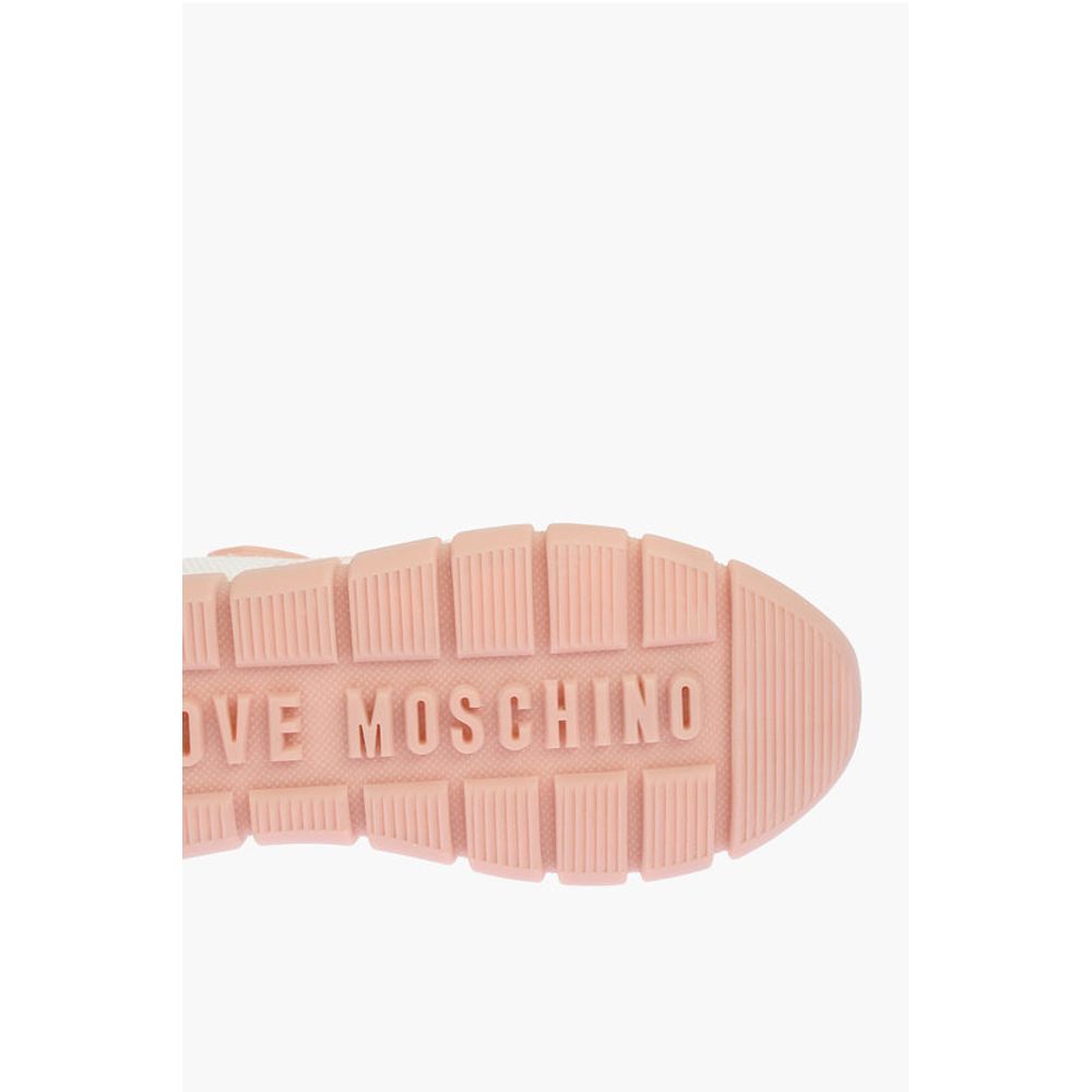 LOVE perforated fabric two-tone TASSEL50 sneakers