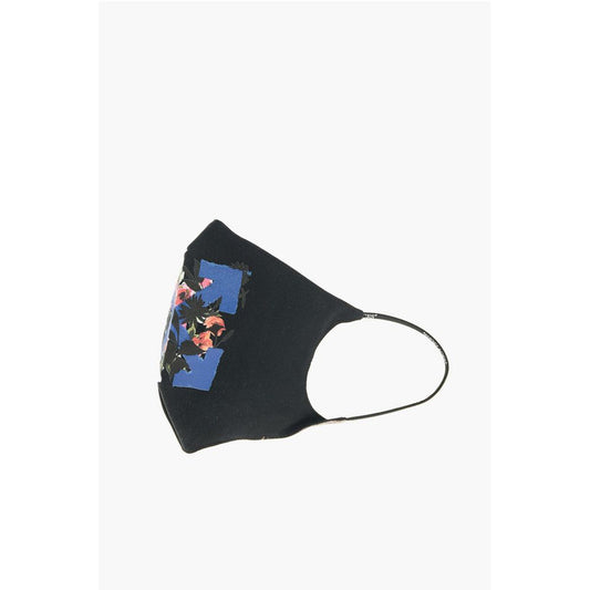 cotton FLOWER STRIPE ARROW face mask