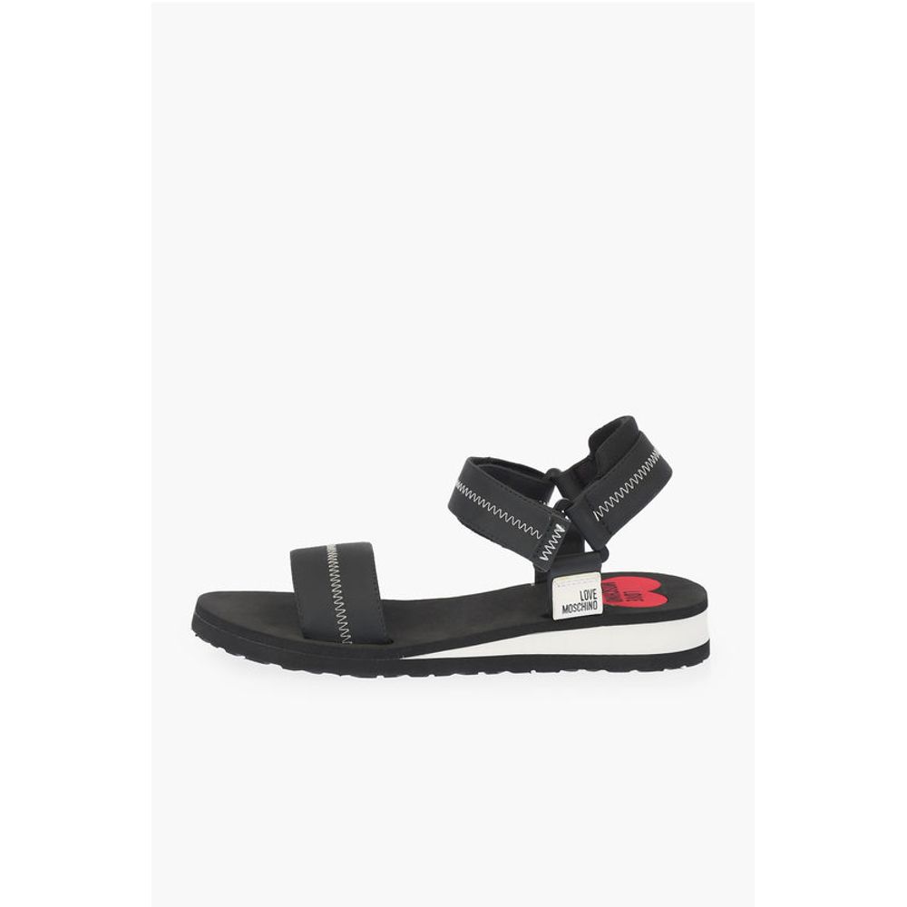 LOVE zigzag motif EVA30 sandals with touch strap closure