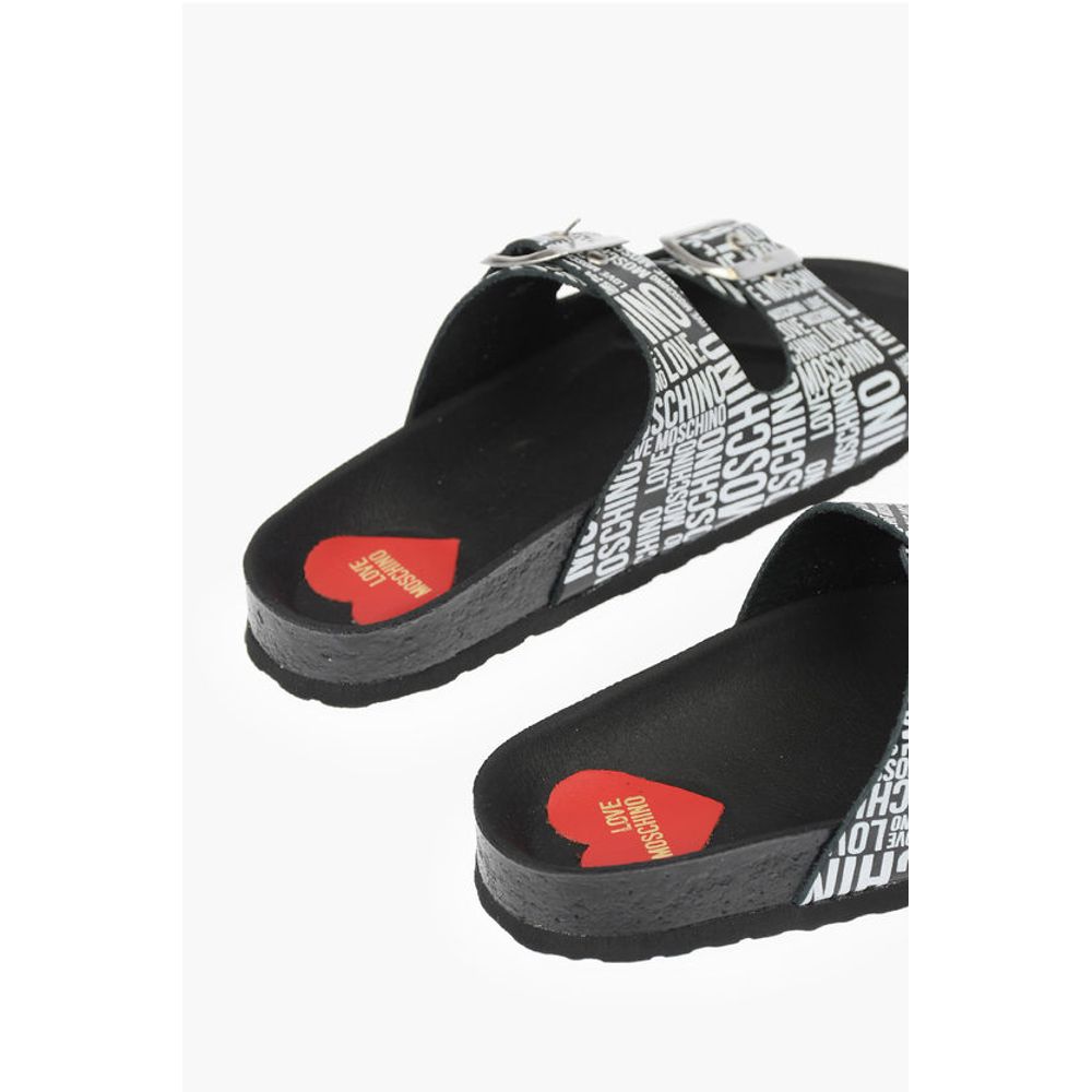 LOVE Slides Sandals BIRKI130 with Logoed Buckles