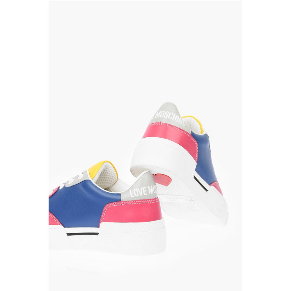 LOVE Leather Sneakers TEXTURE50 with Logo