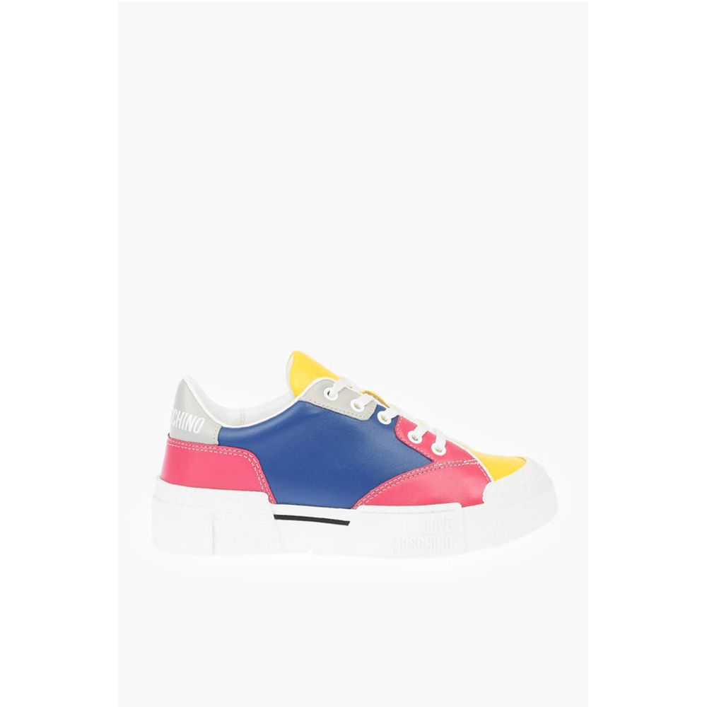 LOVE Leather Sneakers TEXTURE50 with Logo